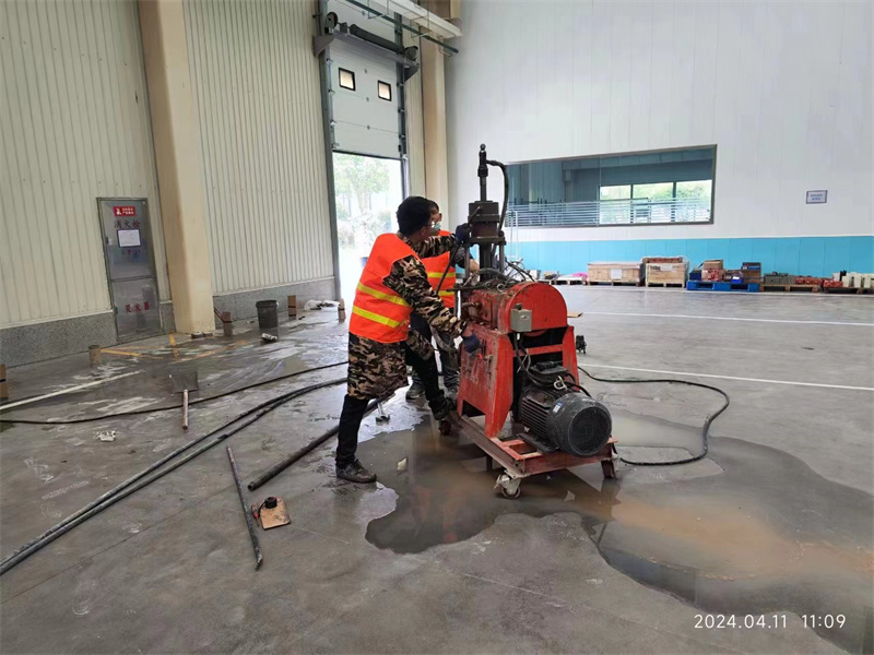 江西厂房地面下沉塌陷注浆加固施工